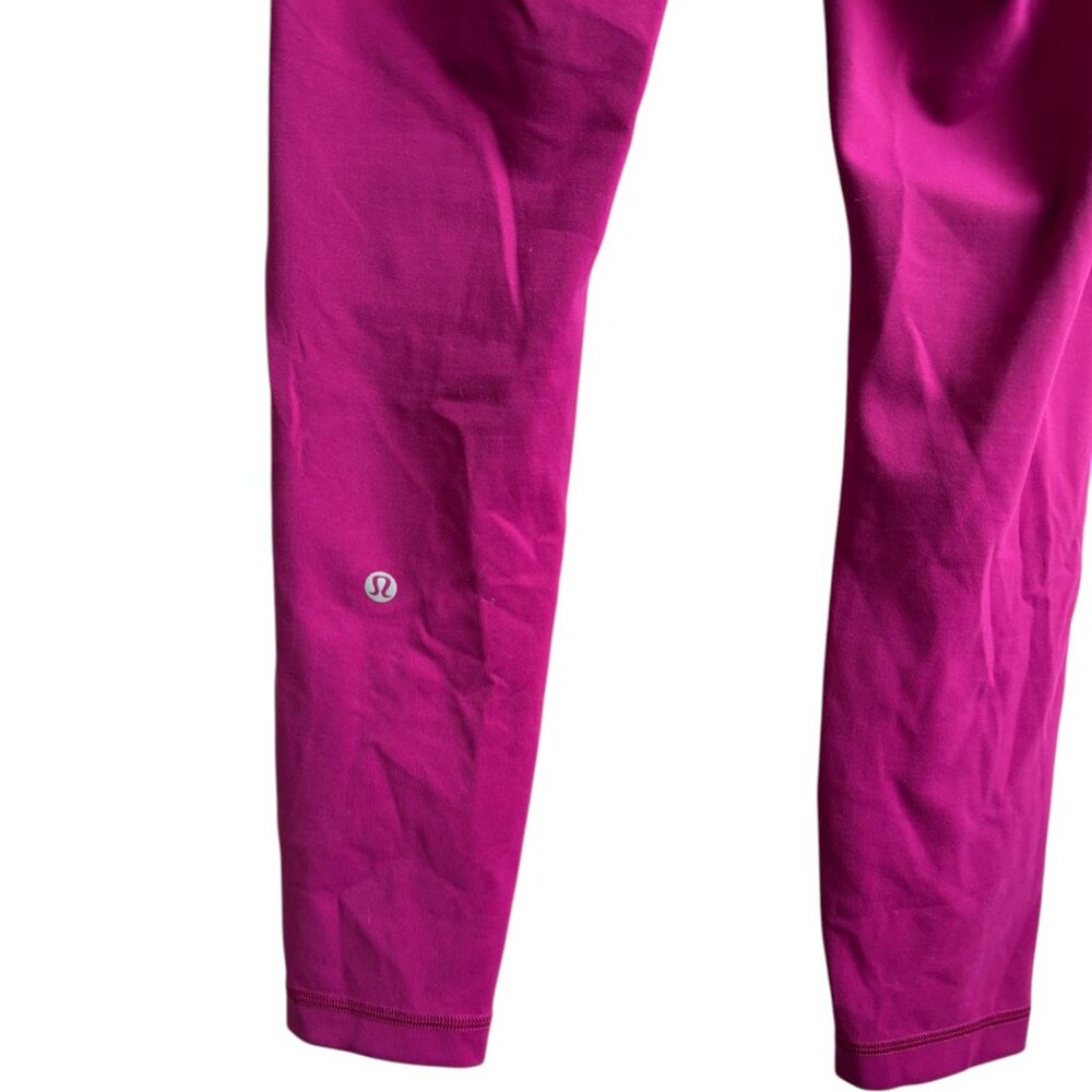 Lululemon Wunder Train High-Rise Tight Leggings 25"Magenta Purple 6 - Picture 4 of 6
